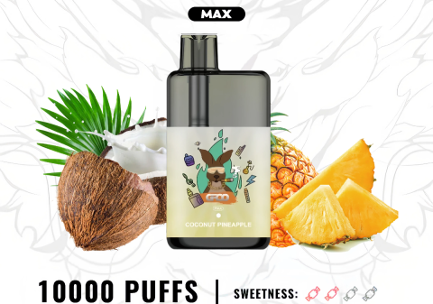 GROO MAX 10000 Puffs Coconut Pineapple Flavour Genuine Aussie Stock 2 Home