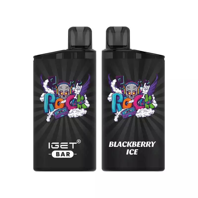 IGET BAR 3500 Puffs Blackberry Ice Flavour Genuine Aussie Stock Low Nicotine Rechargeable Disposable Vape Pen No MOQ Best Seller