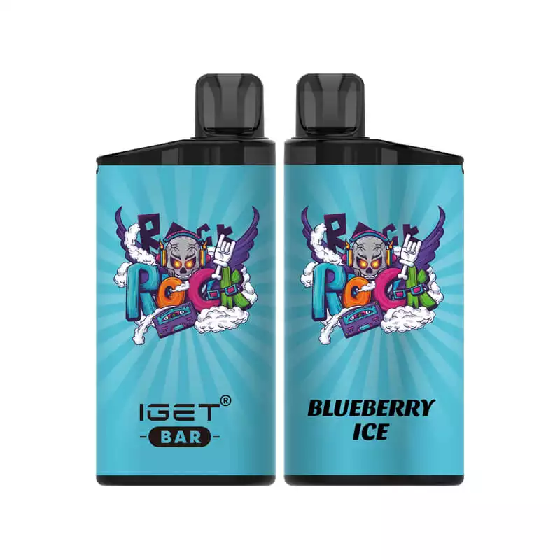 IGET BAR 3500 Puffs Blueberry Ice Flavour Genuine Aussie Stock Low Nicotine Rechargeable Disposable Vape Pen No MOQ Best Seller