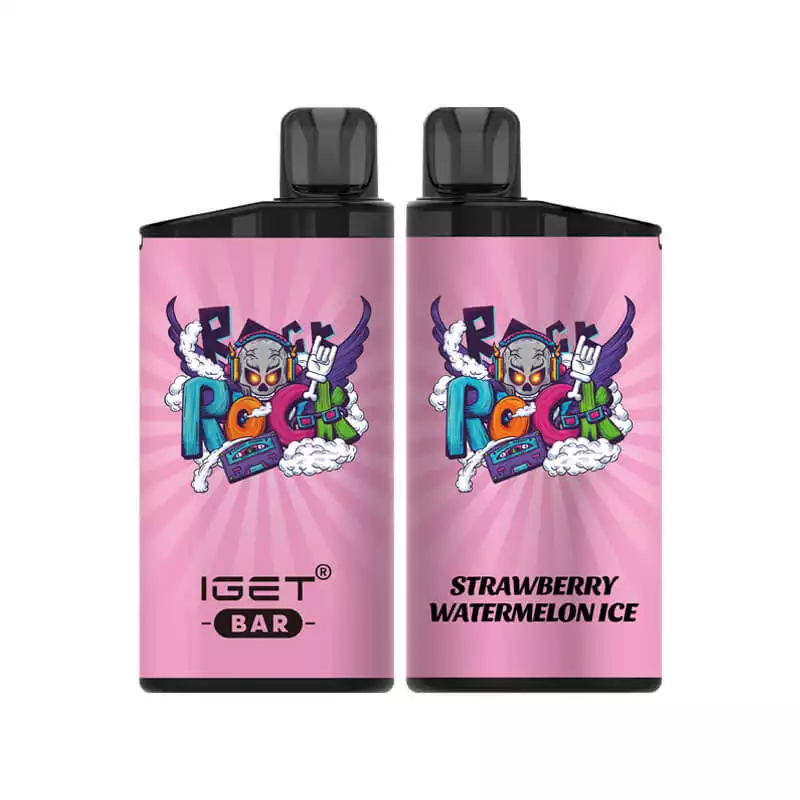 IGET BAR 3500 Puffs Strawberry Watermelon Flavour Genuine Aussie Stock Low Nicotine Rechargeable Disposable Vape Pen No MOQ Best Seller