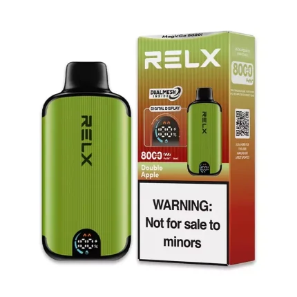 RELX MAGICGO 8000i Puffs Double Apple Flavour Rechargeable 8000 Puffs Disposable Vape