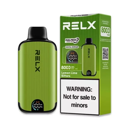 RELX MAGICGO 8000i Puffs Lemon Lime Bitters Flavour Rechargeable 8000 Puffs Disposable Vape