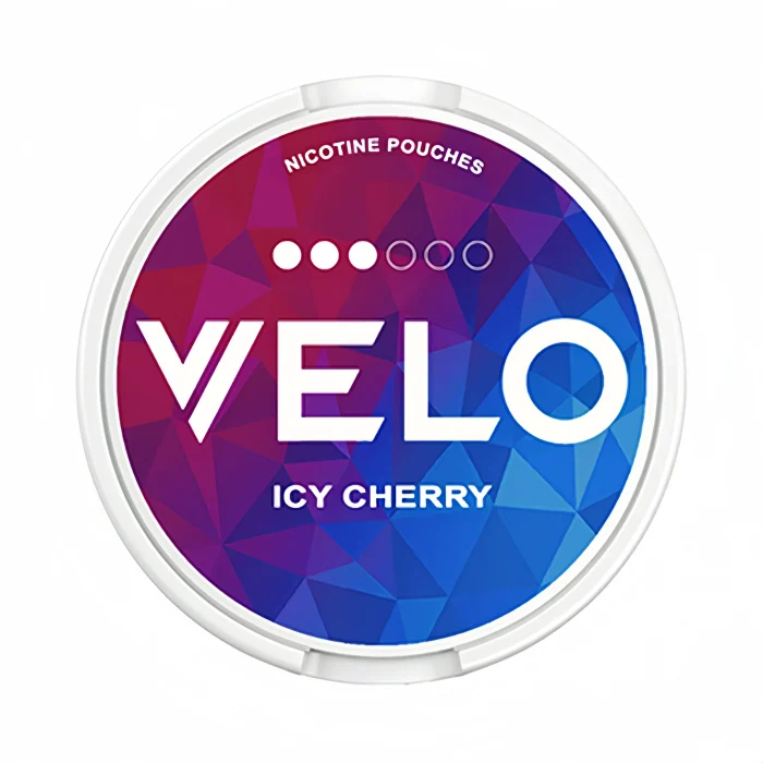 VELO ICY CHERRY 1 scaled VELO Nicotine Pouches ICY CHERRY 12mg EU